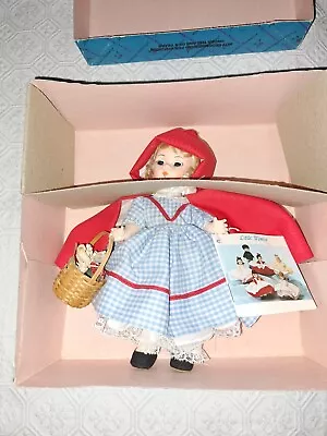 8” Madame Alexander Red Riding Hood #482 Storyland Series Doll In Box With Tag • $4.99