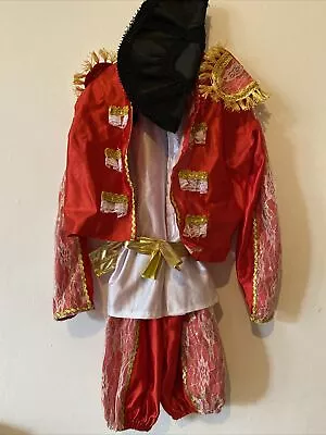 Spanish Children's Matador Dress Up Dressing Up Costume Large 134 Cm X 146 Cm • £7