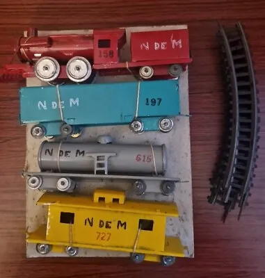 Vintage Tin Plate Train Set - N De M. Mexican National Railway. Possibly Rosko • $25.20