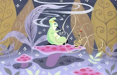 Mary Blair Disney Alice In Wonderland Caterpillar With The Hookah Poster • $19.49