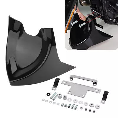 Front Chin Spoiler Mudguard Fairing Kit For Harley Dyna Fatboy Softail V-Rod • $36.99