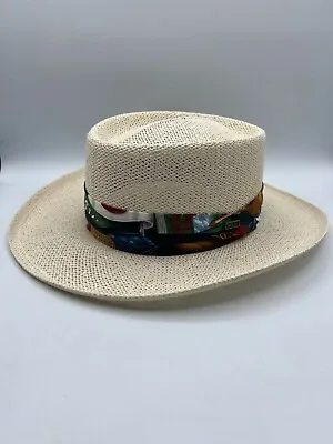 Bailey Lite Straw Fedora Golf Hat Mens X-Large • $34.95