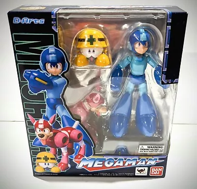 D-Arts Bandai Mega Man 25th Anniversary Mega Man & Rush & Figures W/Metall • $149.99