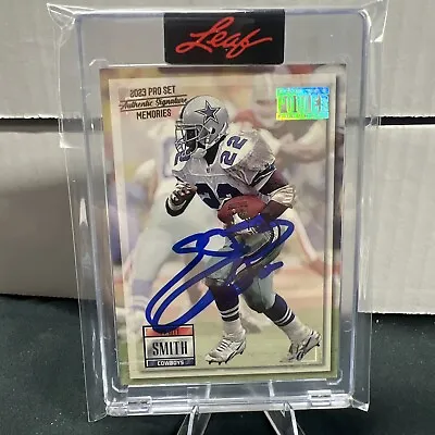 EMMITT SMITH 2023 Pro Set Metal 1992 Buyback Autograph Auto 4/7 • $245