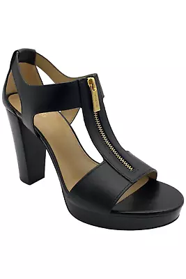 Michael Kors Berkley T-Strap Platform Dress Black • $42.99