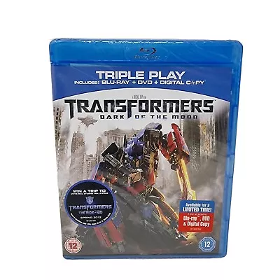 Transformers - Dark Of The Moon (BluRay DVD 2011) 2 Disc New Factory Sealed • £3.40