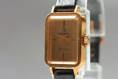 【Exc+5】 Vintage Omega Deville 511.0453 Gold Square Women's MT Watch From... • $566.51