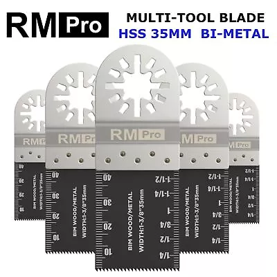 35mm Bi Metal Universal Blades For Fein Bosch Makita Oscillating Multitool • £47.99