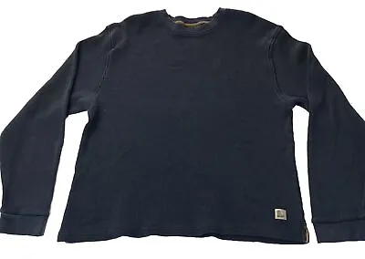 Timberland Shirt Mens Long Sleeve Thermal Pull Over Crew Neck Casual 2XL XXL • $22.49