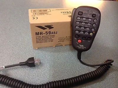 YAESU MH59A8J REMOTE CONTROL MIC WITH DTMF FOR FT-857 GENUINE YAESU 2yr Gaurante • £59.99