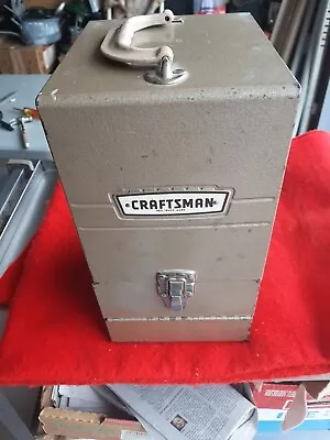 Craftsman Circa 50's Crown Logo/metal Power Tool Box-no Tools/excellent Shape • $19