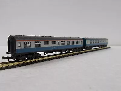 2x Lima Mk1 Blue/ Grey Coaches N Gauge. Used. • £15