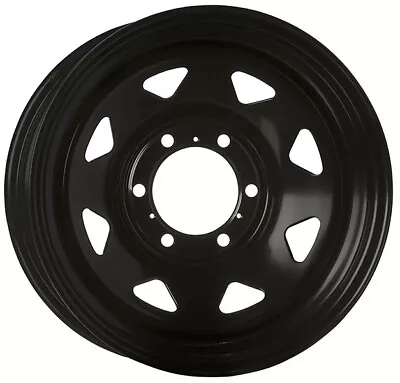 Extreme 4x4 Steel Wheels 16x8 6/139.7 0P 106.1cb Black Suits PK Ford Ranger • $106.95