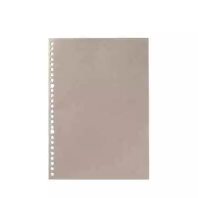 MUJI Notebook Type Peelable Loose Leaf B5 5mm Grid 26 Holes 50 Sheets Gray • $5.50