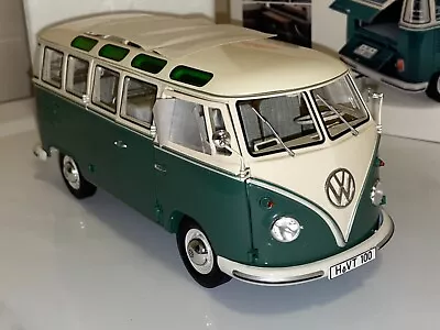 Schuco 1958 Volkswagen 23 Window Bus (T1b Samba) Cool Opening Features New 1/18 • $198.95