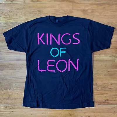 Kings Of Leon Neon T-Shirt XL Black New • $19.99