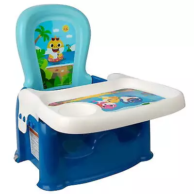 Pinkfong Baby Shark Mealtime Baby Toddler Booster Seat With Adjustable Tray - Po • $34.20