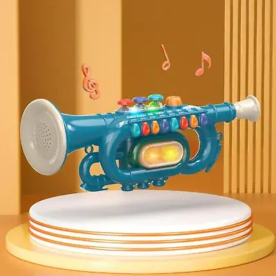 £26.68 • Buy Kids Musical Instrument Musical Wind Exercise Finger For Ages 3+ Blue Trumpet