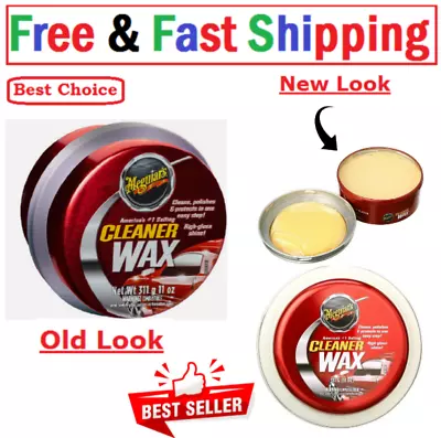  Meguiar's Cleaner Wax Paste Wax Cleans A1214 11 Oz Paste • $13.80