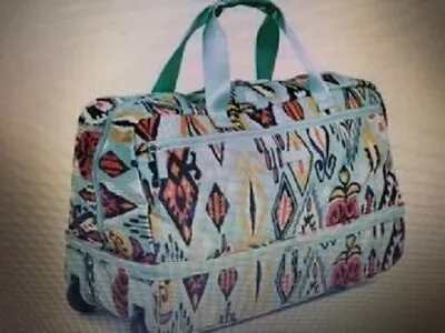 Vera Bradley Pueblo Wheeled Carry On Bag New Retail $199.00 • $99.99