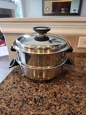 Homemaker's Guild Stainless 9  Double Boiler Pan Pot Insert  With Lid • $65