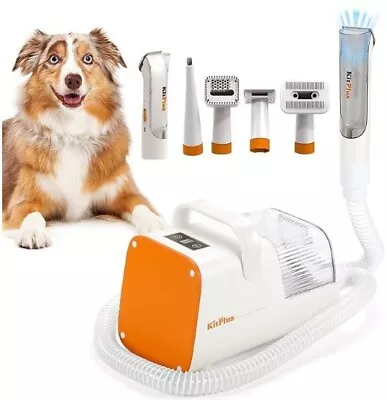 Kitplus Pet Grooming Vacuum Kit Suction 99% Pet Hair Professional Rechargeable • $79.99