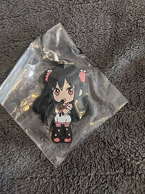 Nip K-on Anime Azusa Nakano 5th Anniversary Rubber Keychain • $24.99