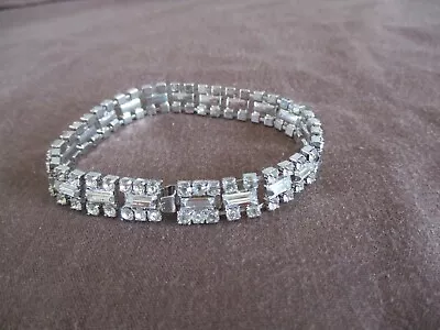 £15 • Buy Adrian Buckley. Crystal Mix, Silver-tone, 19cm Bracelet. Boxed