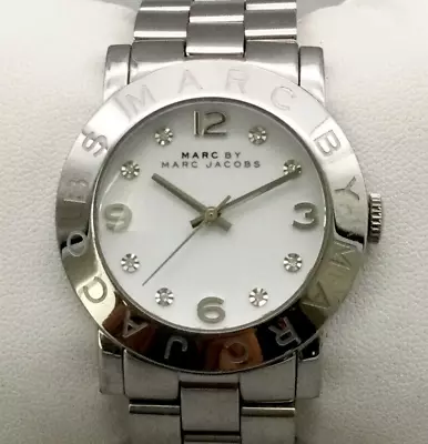 Marc By Marc Jacobs Amy Watch Women 36mm Silver Tone New Battery 6  • $49.99