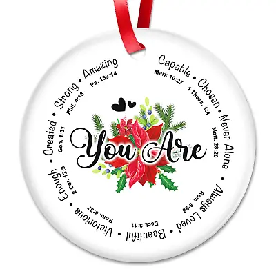Christian Christmas Ornaments - Family Religious Gifts - Christian Decorations F • $19.95