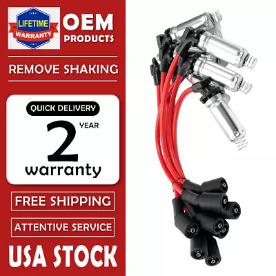 10.5mm New High Performance Spark Plug Ignition Wire For 2000-2009 Chevy GMC V8 • $24.99