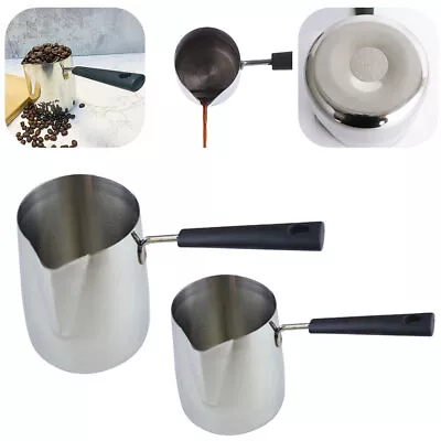 Stainless Steel Pouring Pot Candle Making Wax Melting Jug Pitcher DIY Art Tool • £8.29