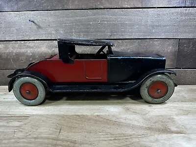 Vintage J Chein Sedan Car Rumble Seat Tin Toy Hercules Balloon Cord Tires. • $799.99