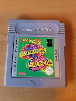 Gameboy   Game Arcade Classic No. 2 Centipede Millipede  • $29.99