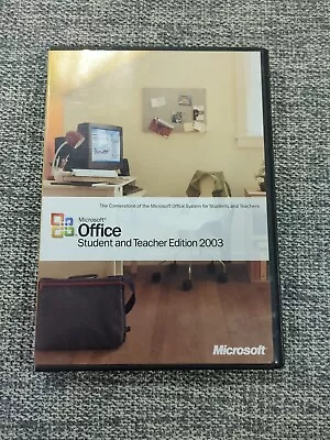 Microsoft Office Student And Teacher Edition 2003 Word Excel With Product Key • $10