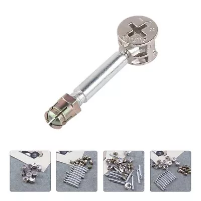  20 Sets Alloy Three-in-one Connector Furniture Locking Bolt Cabinet Connectors • £10.99