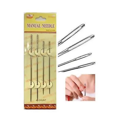 Knitting - Large Eye - Needles - Knitters - Wool - Blunt - Sewing Up - Darning • £5.74