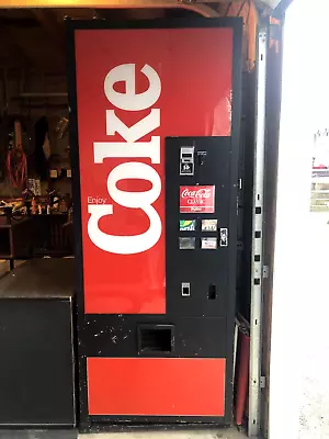 Vintage Coca-Cola Vending Machine 1981 Works Needs A Lock • $1100