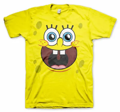 Officially Licensed Sponge Bob Squarepants- Happy Face Men's T-Shirt S-XXL Sizes • £20.56