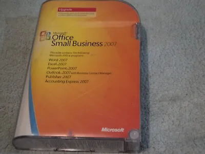 MICROSOFT OFFICE Small Business Edition 2007 UPGRADE W/ Book And Product Key • $14.90