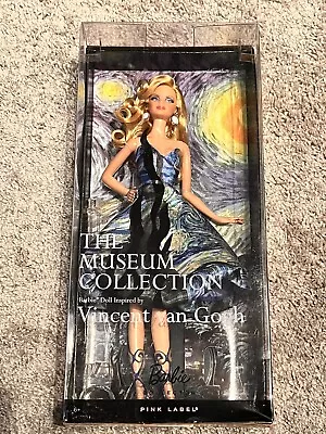 2010 Rare NIB The Museum Collection Barbie Doll Vincent Van Gogh Pink Label NISB • $330