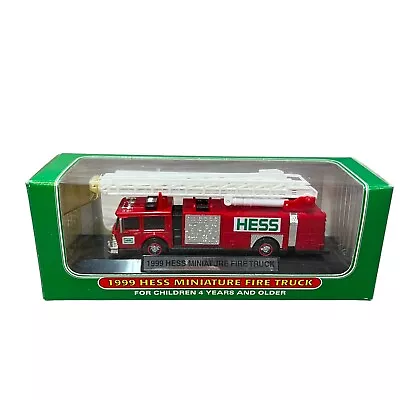 1999 Hess Miniature Mini Fire Truck - Brand New In Box • $17.95