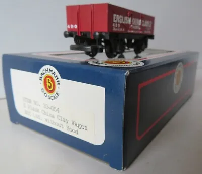 BACHMANN 33-054 5 Plank Open Wagon 'ENGLISH CHINA CLAYS' (Boxed) • $29.99