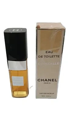 Chanel Cristalle EDT 100ml Vintage Perfume Fragrance 95% Left See Photos • £125.25