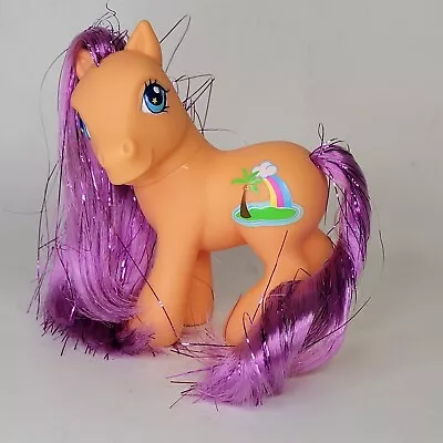 My Little Pony Island Rainbow MLP G3 2005 Orange Palm Tree Cloud Magnetic Hoof • $12