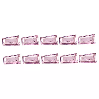 0.07Ct VVS [10 Pcs Lot]  Baguette 1.5 X 0.7 MM Intense Purple Pink Pink Diamond • $57.35