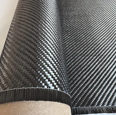 Carbon Fibre Cloth Twill Weave Carbon Fibre Cloth - 200 Gsm - 1000mm X 500mm • £14.99