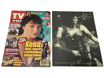 Xena Warrior Princess TV WEEK AU REL 1998 + CHAKRAM OFC MAGAZINE #4 NEW • £12.89