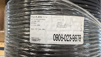 James Monroe 18awg/4c Shielded Stranded Interconnect Wire Cable 1000ft Reel NOS • $341.92