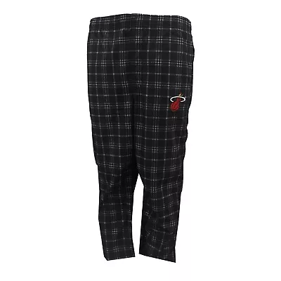 Miami Heat Official NBA Apparel Youth Kids Size Plaid Pajama Pants New With Tags • $14.95